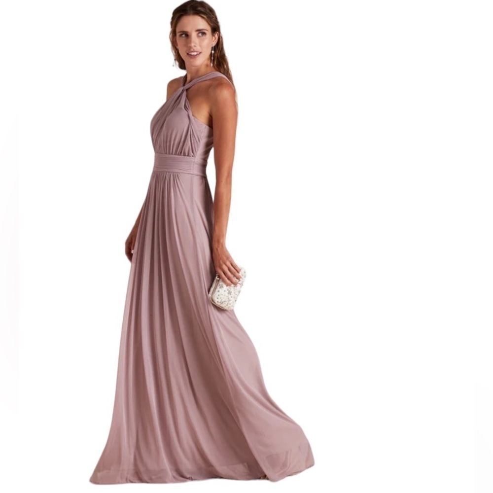 New Birdy Grey Medium Maxi Dress Wedding Formal Prom